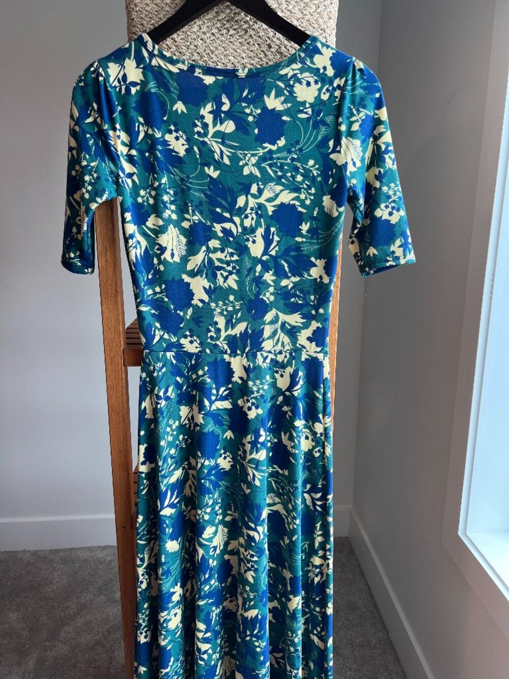 Lula Roe Stretchy Floral Maxi Dress